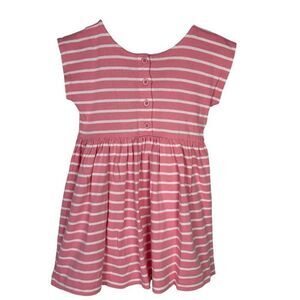 Hanna Andersson Day Dress size 6 Pink White